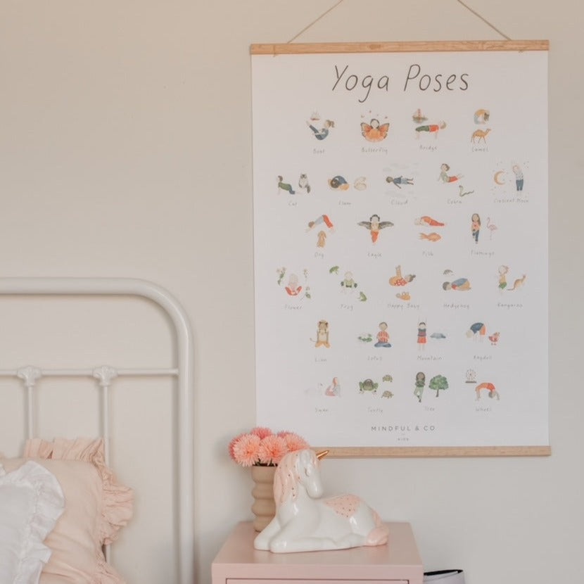 Yoga Poses Print - Mindful and Co Kids