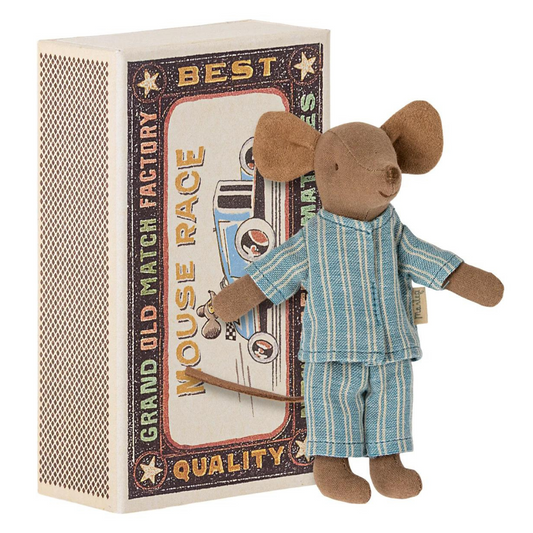 Maileg Big Brother Brown Mouse in Box - Pyjamas - Little Reef and Friends