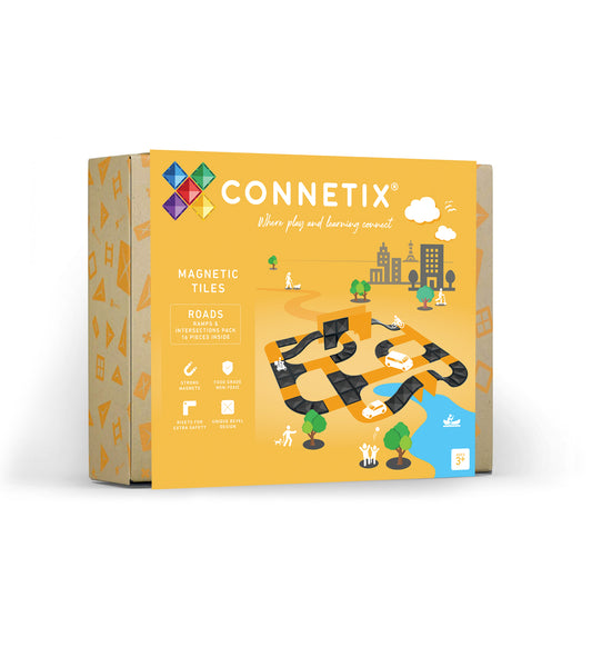 Connetix 16 Piece Ramps & Intersections Pack