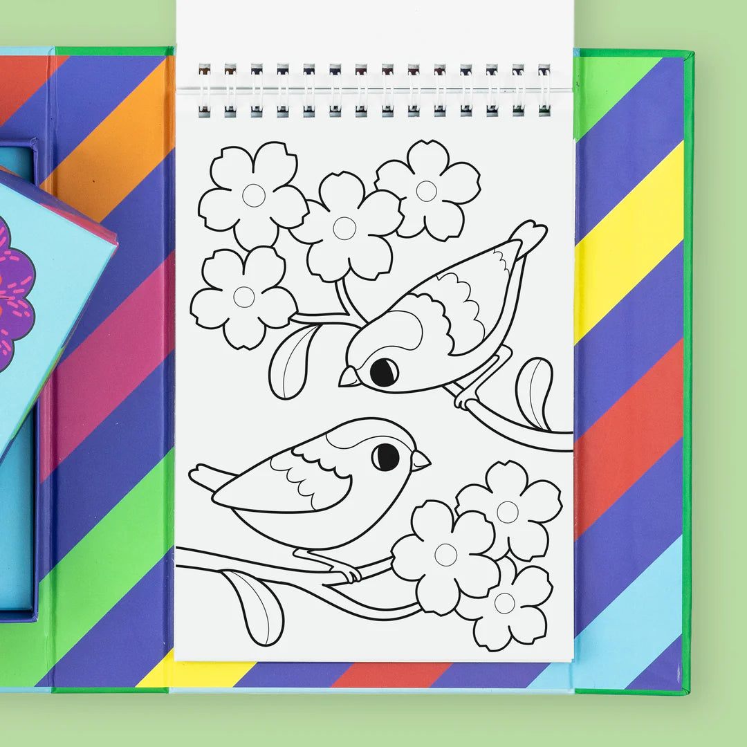 Tiger Tribe Colouring Set - Colour Change Garden Friends - Little Reef and Friends