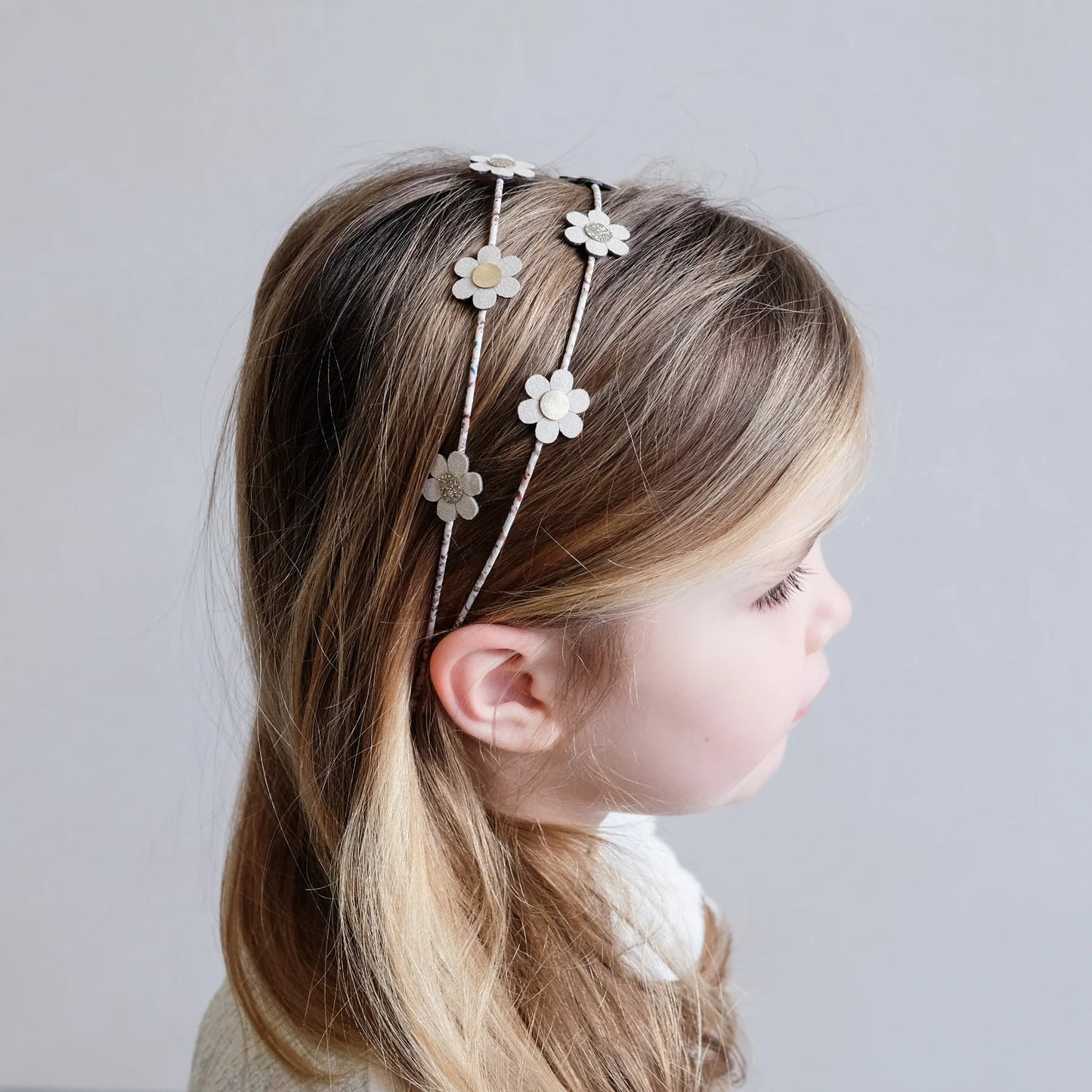 Mimi & Lula Daisy Double Alice Headband - Prairie Girl - Little Reef and Friends