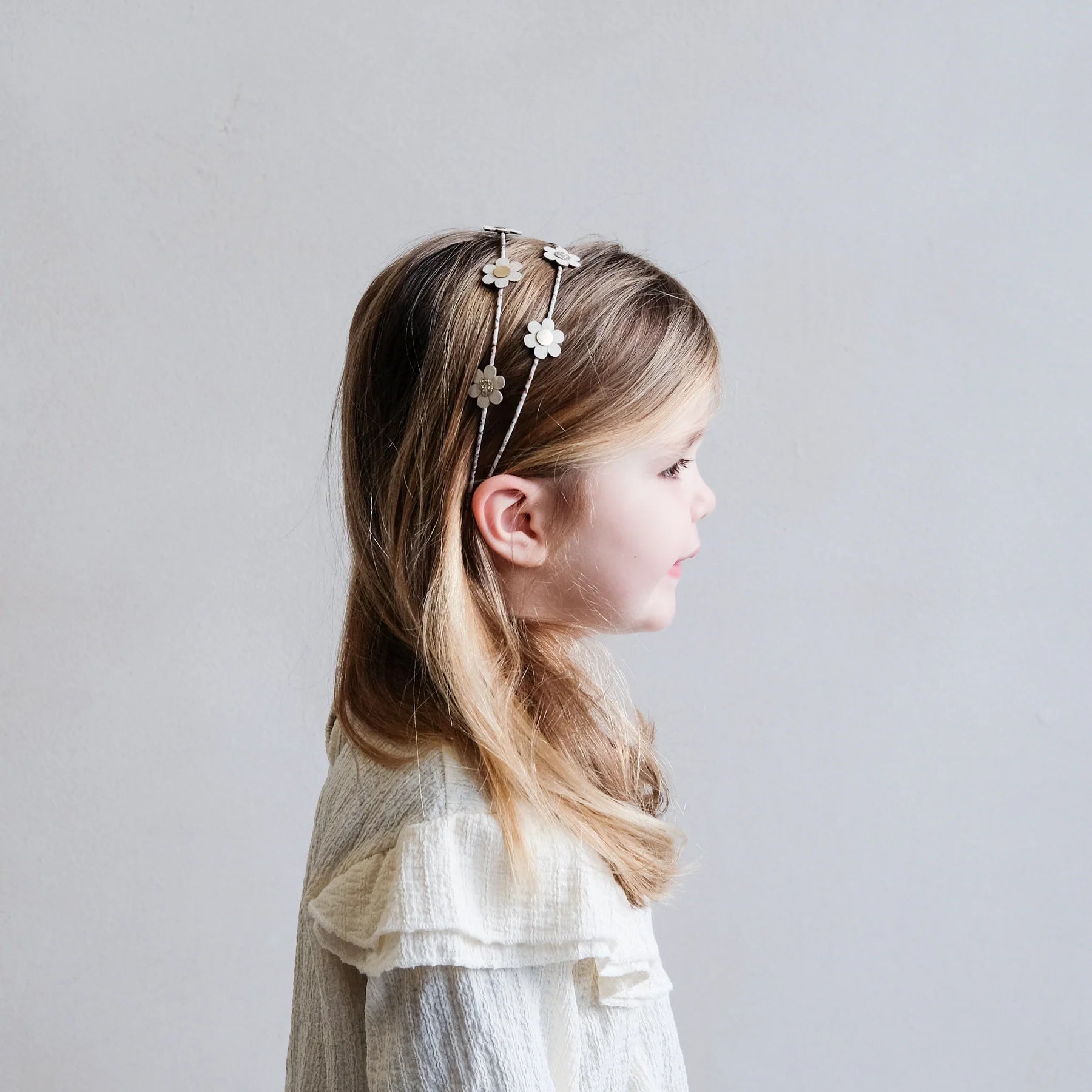 Mimi & Lula Daisy Double Alice Headband - Prairie Girl - Little Reef and Friends