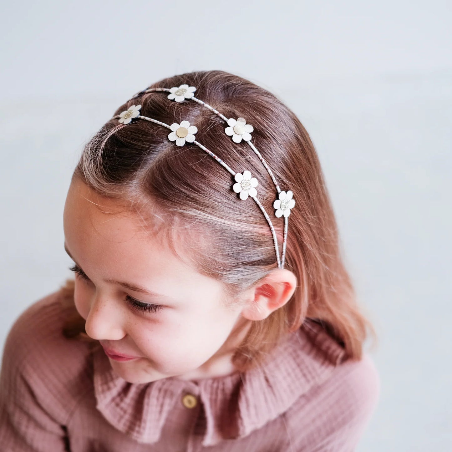 Mimi & Lula Daisy Double Alice Headband - Prairie Girl - Little Reef and Friends