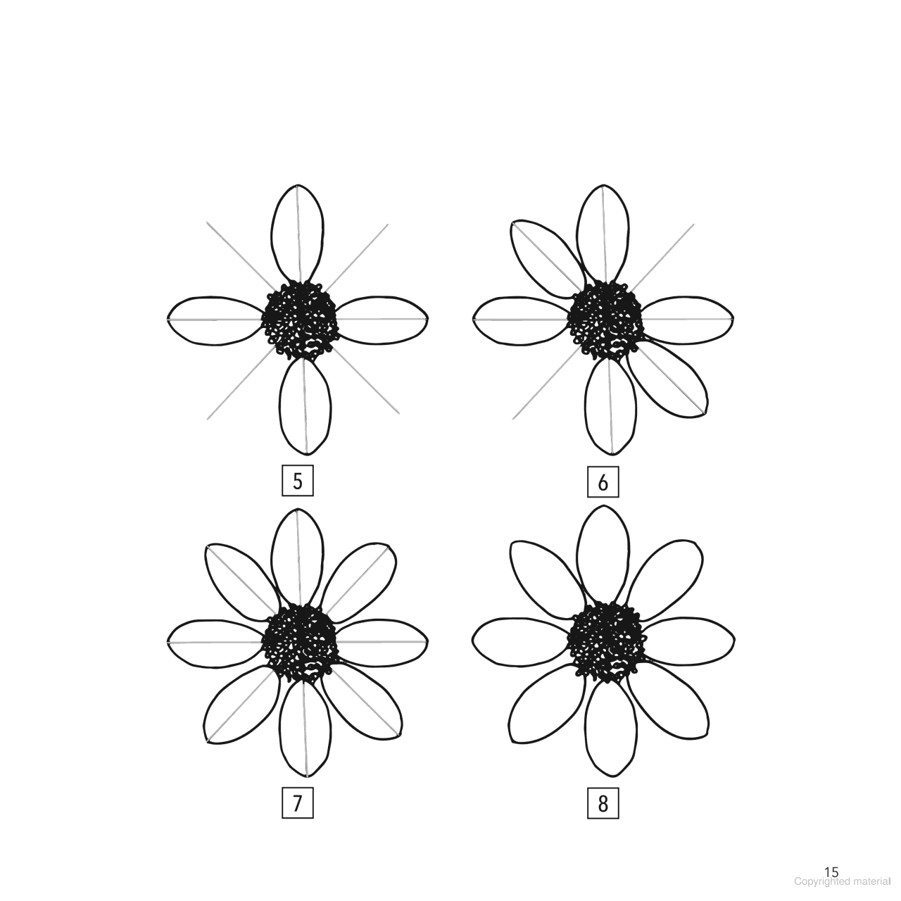 How To Draw - Modern Flowers - Little Reef and Friends