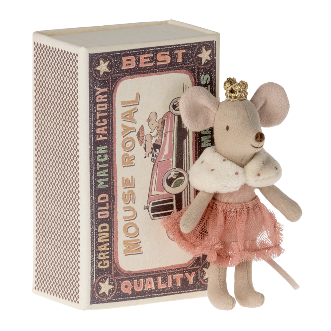 Maileg Little Sister Mouse in Box - Princess - Little Reef and Friends