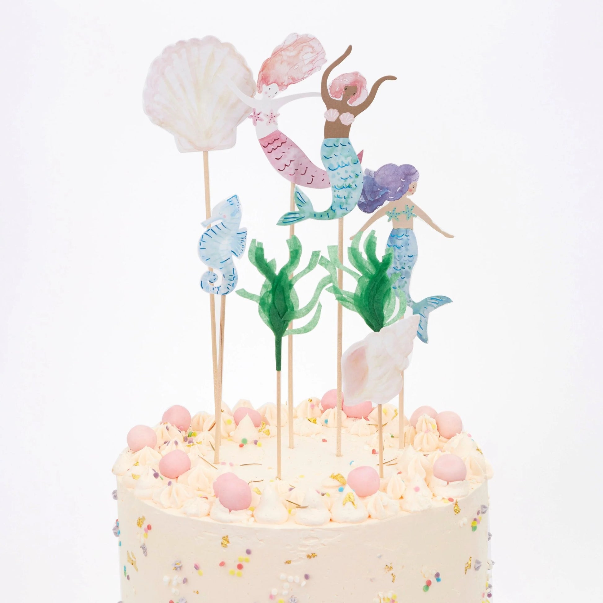 Meri Meri Mermaid Cake Toppers - Little Reef and Friends