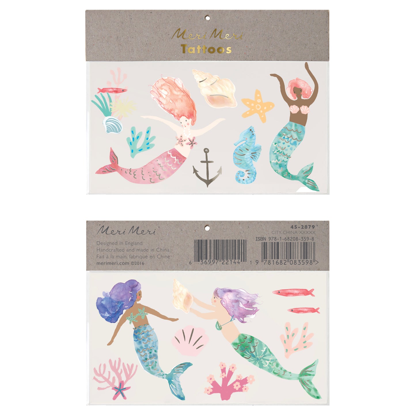 Meri Meri Temporary Tattoos - Mermaids