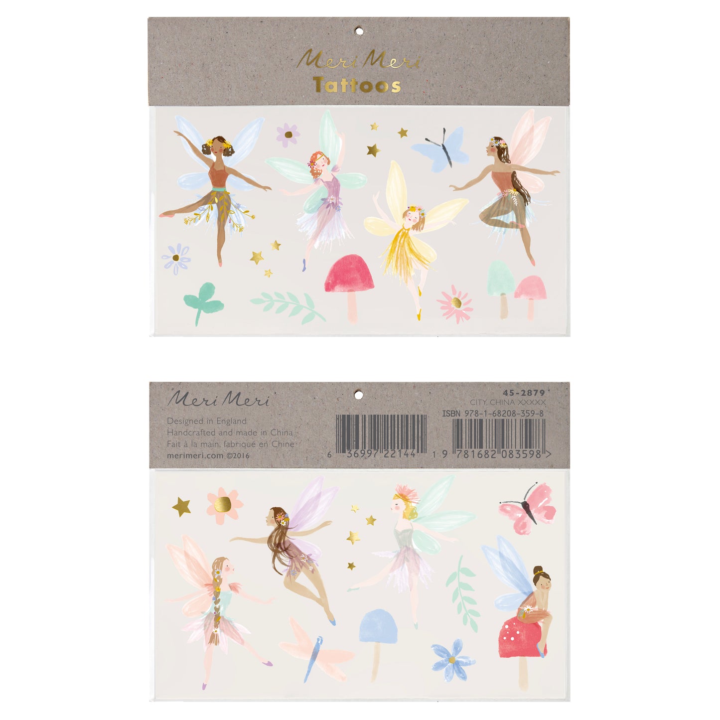 Meri Meri Temporary Tattoos - Fairies - Little Reef and Friends