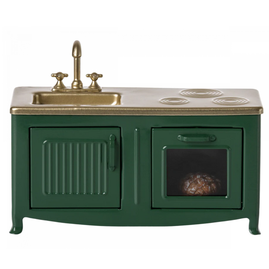 Maileg Kitchen | Mouse - Dark Green - Little Reef and Friends