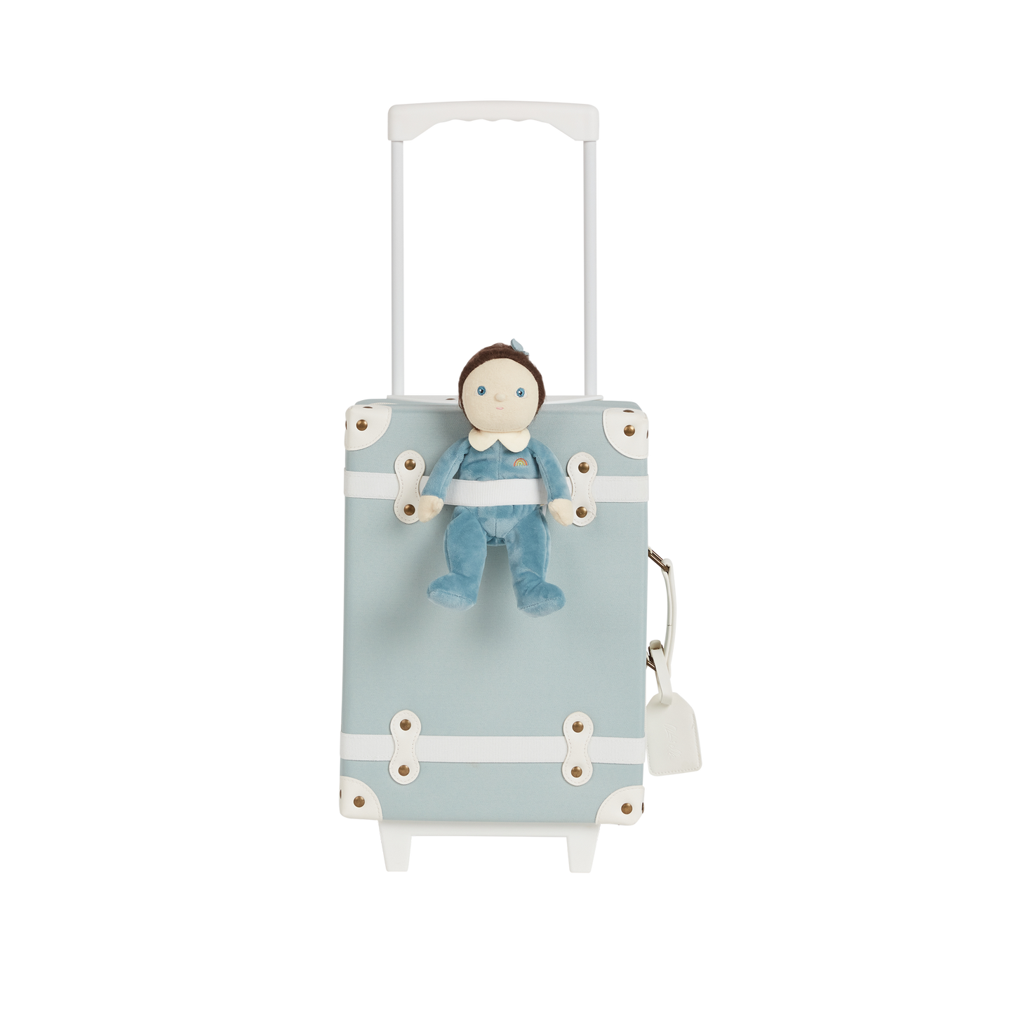 Olli Ella See Ya Suitcase - Steel Blue - Little Reef and Friends