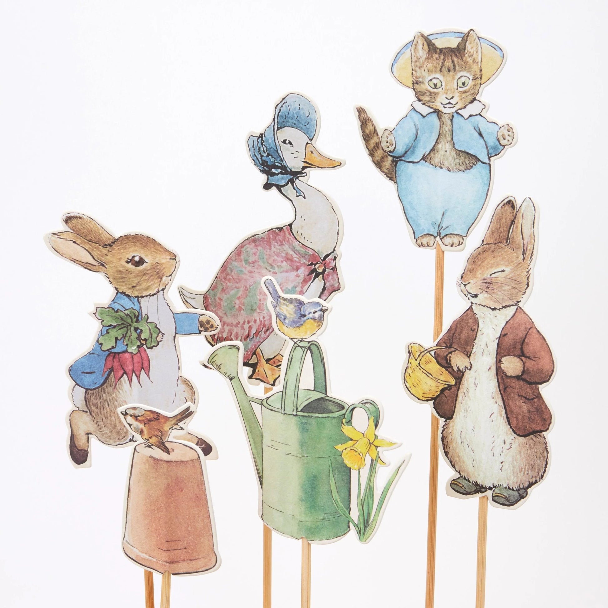Meri Meri Peter Rabbit & Friends Cake Toppers - Little Reef and Friends
