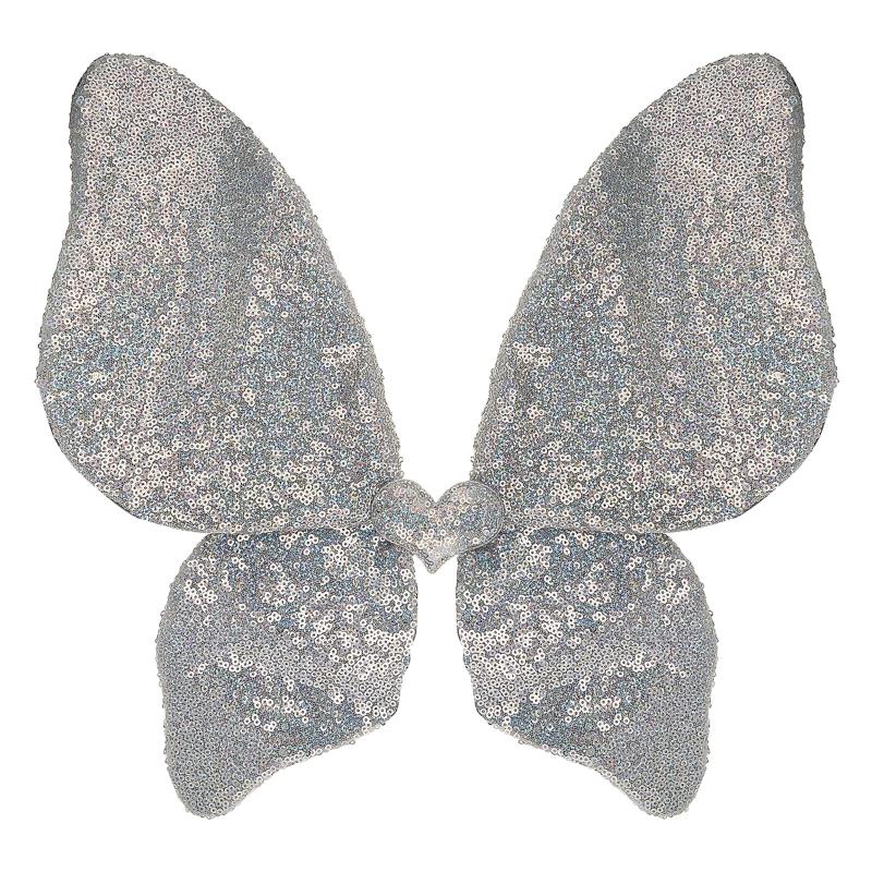 Mimi & Lula Sparkle Sequin Wings - Silver - Little Reef and Friends