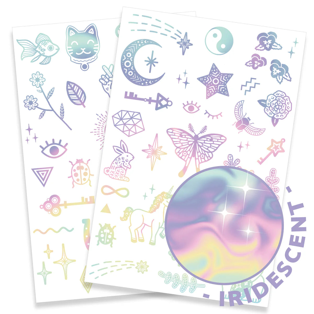 Djeco Temporary Tattoos - Lucky Charms - Little Reef and Friends