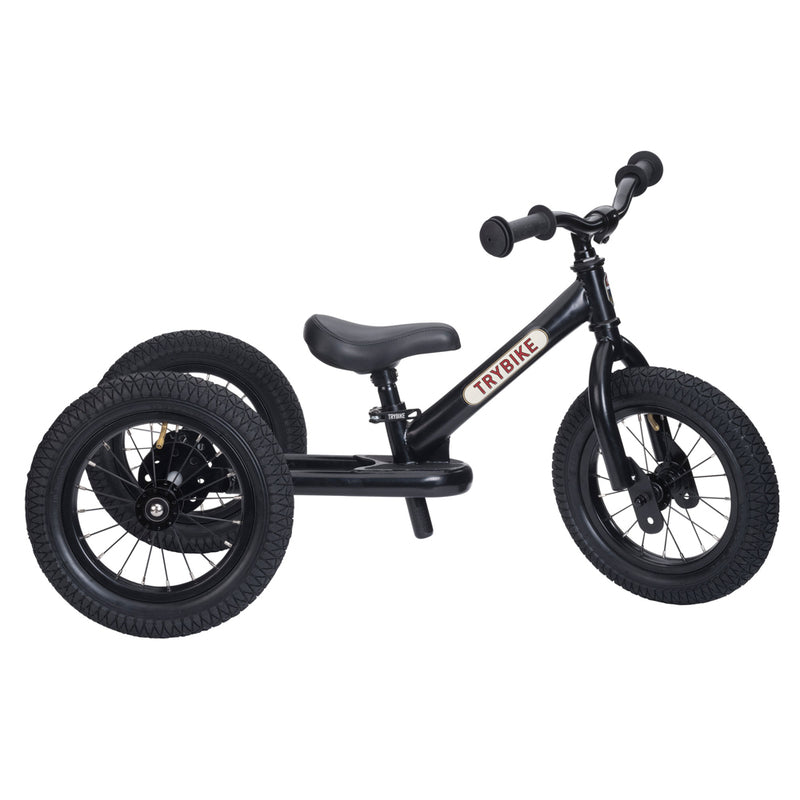 Trybike Steel 2-in-1 - Black - Little Reef and Friends