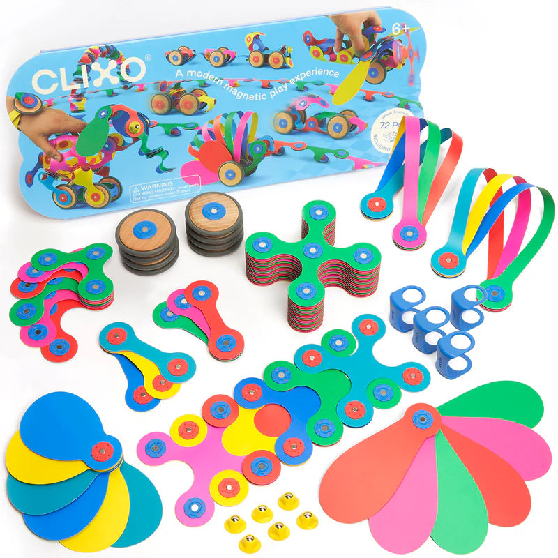 Clixo Wheel Creator Pack | 72pc - Little Reef and Friends