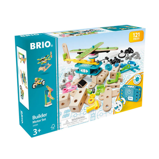 BRIO Builder - Motor Set | 121 pcs - Little Reef and Friends