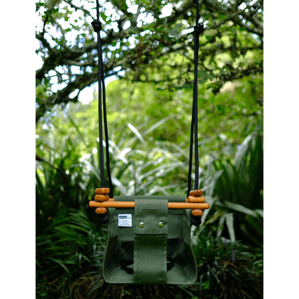 Baby & Toddler Swing - Moss Green - Little Reef and Friends