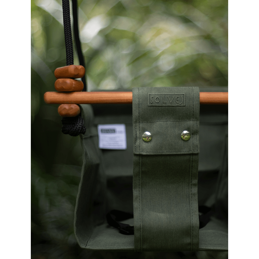 Baby & Toddler Swing - Moss Green - Little Reef and Friends