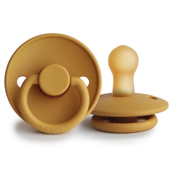 Classic Rubber Pacifier - Honey Gold - Little Reef and Friends