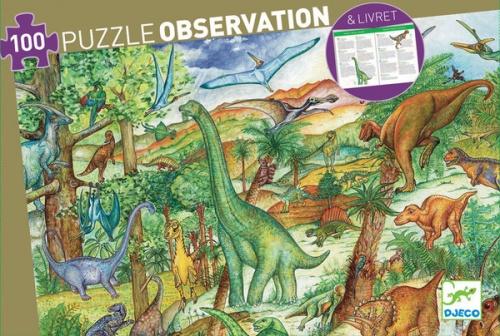 Dinosaurs Puzzle + Booklet 100pc - Little Reef and Friends