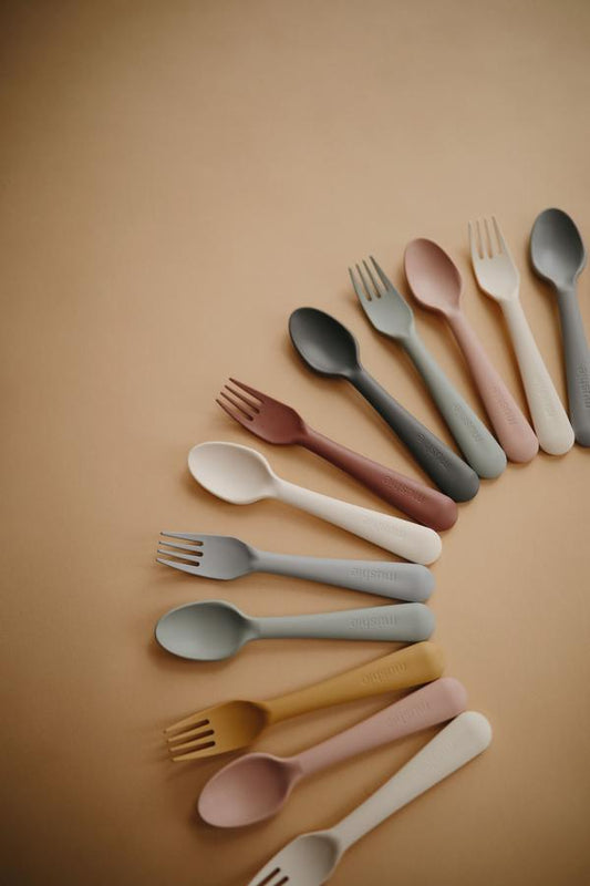 Fork and Spoon Set by Mushie that - The Littles Qatar
