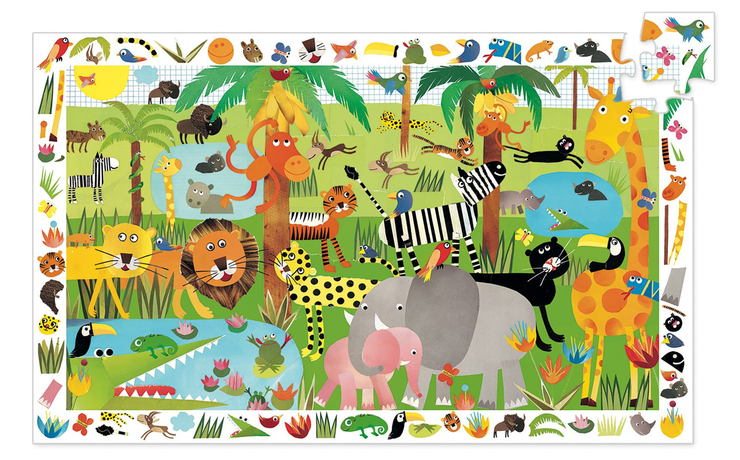 Jungle Observation Puzzle 35pc - Little Reef and Friends