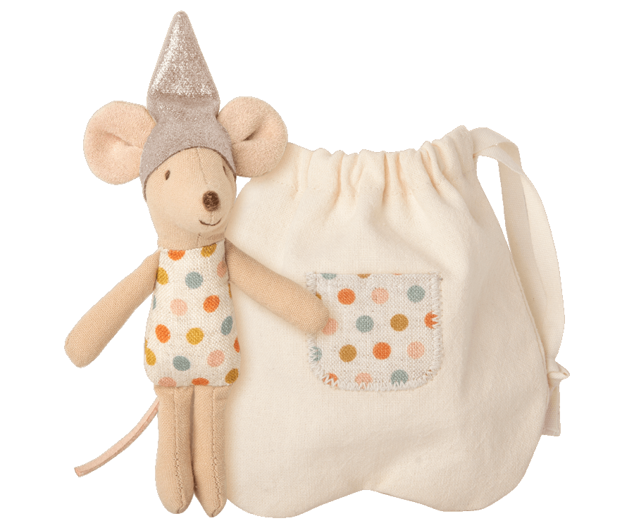 Little Tooth Fairy Mouse with Pouch - Little Reef and Friends