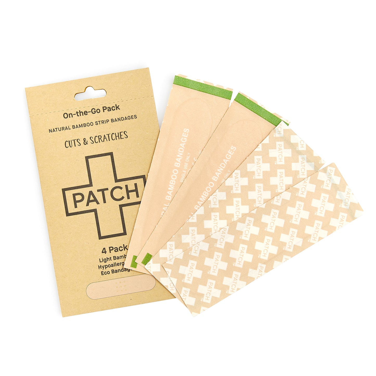 Bamboo Plasters - Natural 4 Pk - Little Reef and Friends