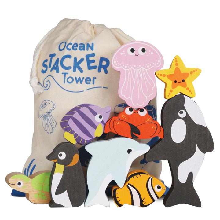 Petilou Ocean Animals Stacker - Little Reef and Friends