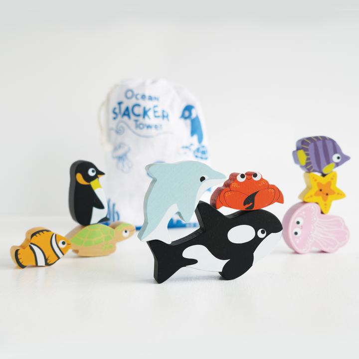 Petilou Ocean Animals Stacker - Little Reef and Friends