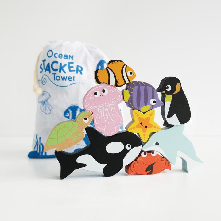 Petilou Ocean Animals Stacker - Little Reef and Friends