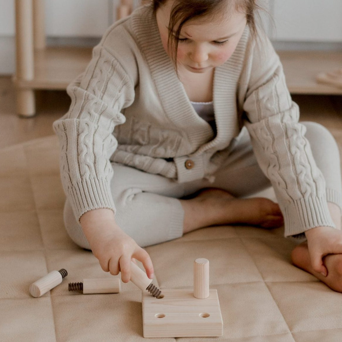 Montessori Screw Game - Little Reef and Friends