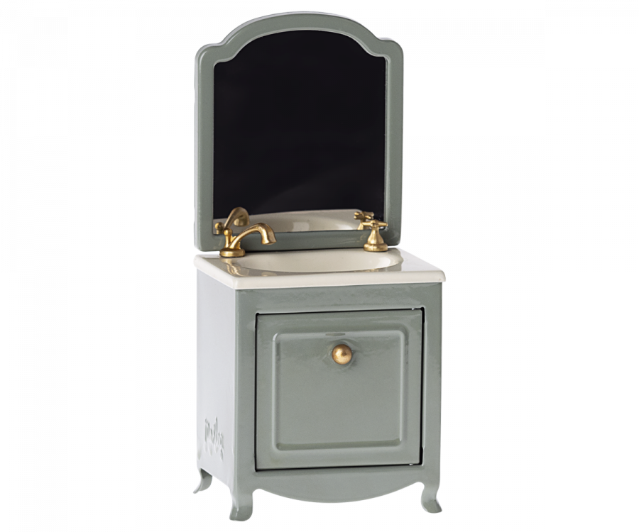 Sink Dresser & Mirror | Mouse - Dark Mint - Little Reef and Friends