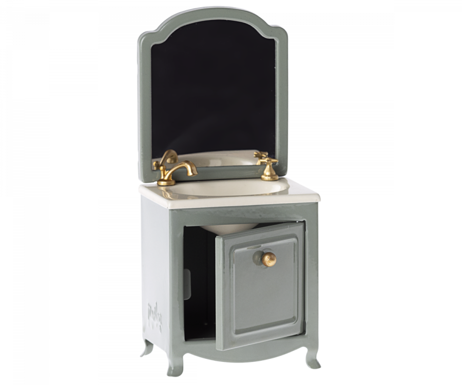 Sink Dresser & Mirror | Mouse - Dark Mint - Little Reef and Friends