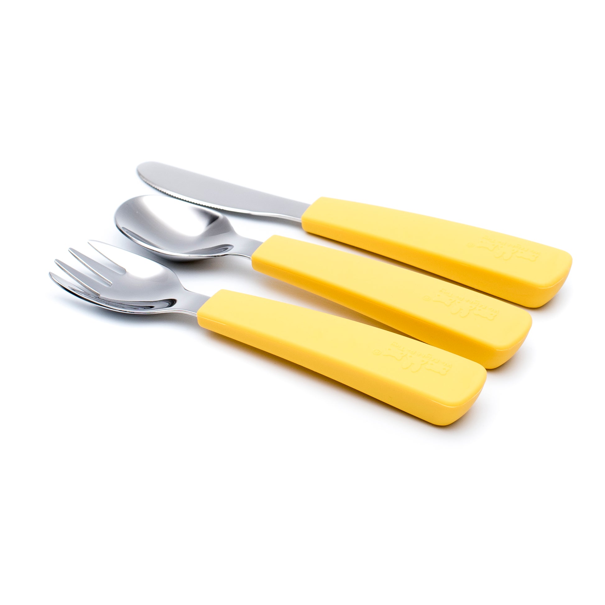 Toddler Feedie Cutlery Set - Yellow - Little Reef and Friends