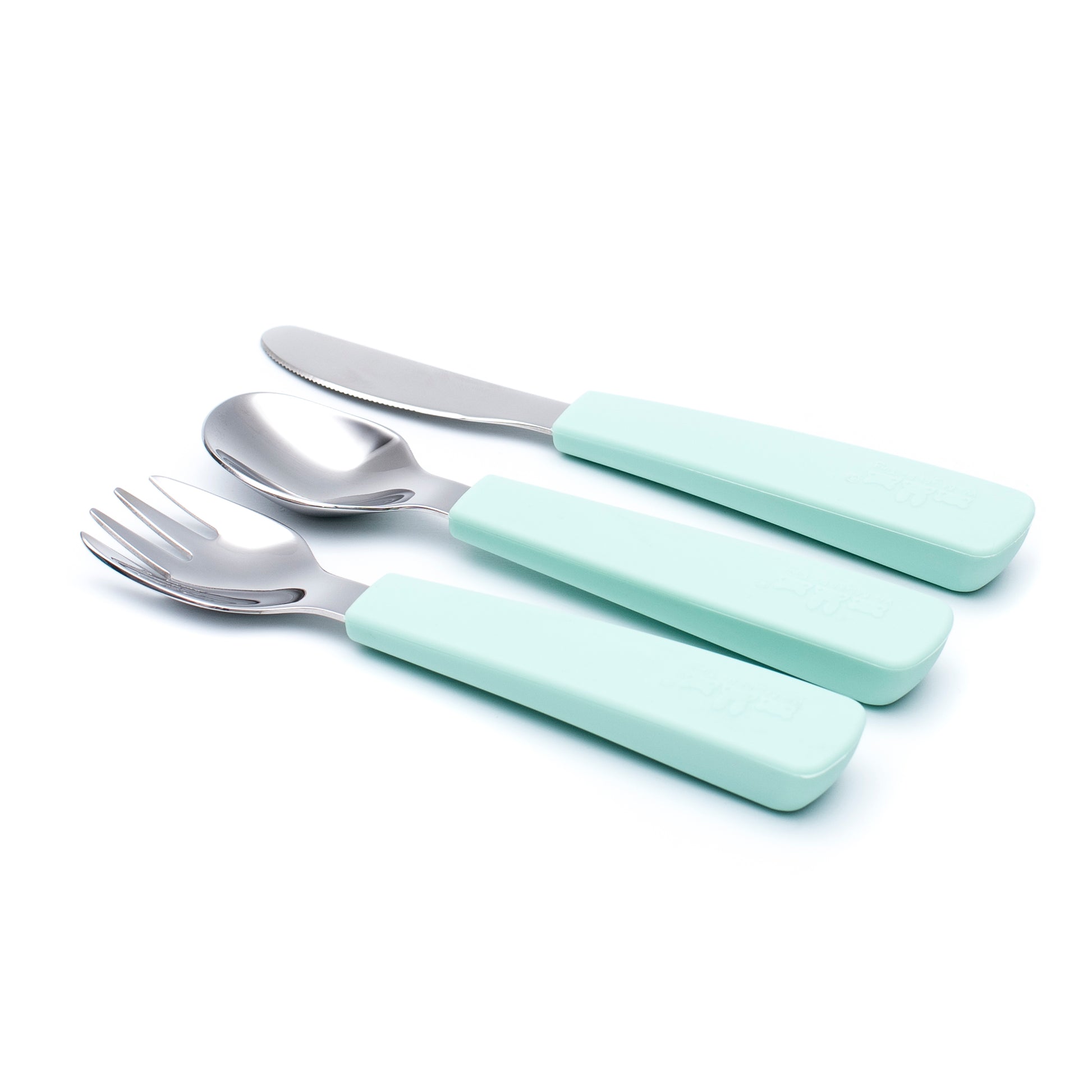 Toddler Feedie Cutlery Set - Mint - Little Reef and Friends